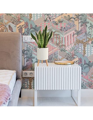 Lagita macetas con Soporte Maceta autorriego Interior,macetas Decorativas Interior, maceteros elevados - 1 Pieza Blanc