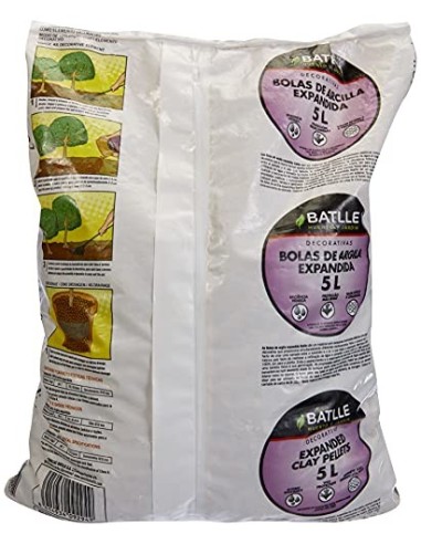 Compo Humus Lombriz 10L, 36X34.5X6 Cm + Sustratos - Sustrato Bolas Arcilla Expandida 5L - Batlle