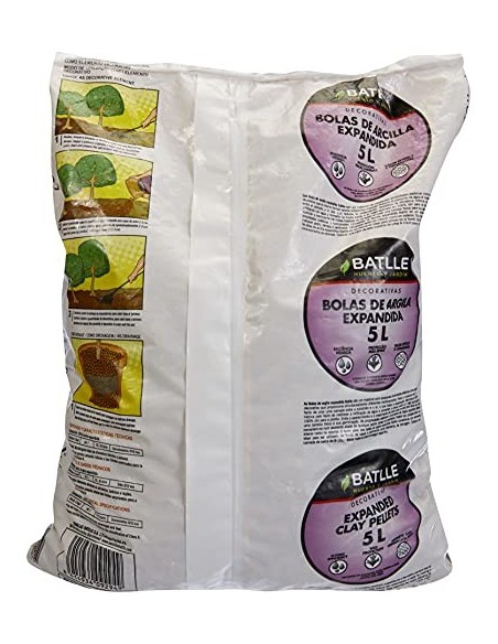 Compo Humus Lombriz 10L, 36X34.5X6 Cm + Sustratos - Sustrato Bolas Arcilla Expandida 5L - Batlle