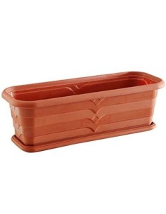 Jardinera Plastico Niagara 38cm con Plato