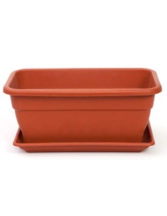 PAMEX Macetero Jardinera Eva con Plato Adan  40cm 
