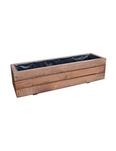 Nouveau bac à fleurs en bois tOP pot de fleurs pour jardin et terrasse montée d6 noix Länge 60cm