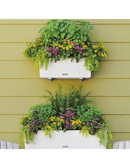 Lechuza Cottage 80 - Balconera, 19 x 79 x 19 cm, Color Blanco