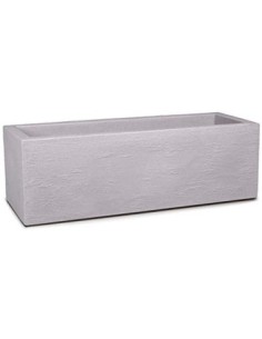 Deuba Maceta para Plantas Rectangular 80cm 33L Jardinera Plástico Símil Piedra Interior Exterior