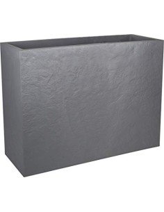 EDA - Pared Loft L Volcania 46 L - Decoración de imitación de Piedra - Doble Pared - Zona de retención de Agua - 78 x 29 x 60