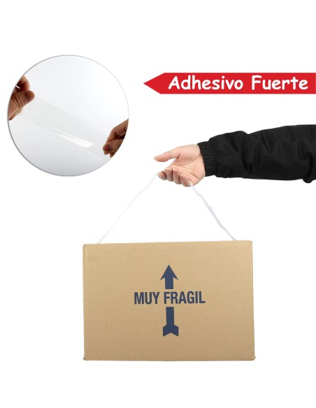 Cinta Embalar Transparente 48mm Precinto Cinta adhesiva para Cajas y Paquetes