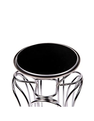 EXZACT Soporte para cápsulas de café, compatible con cápsulas Nespresso Vertuoline  24 piezas  - estante giratorio de torre d