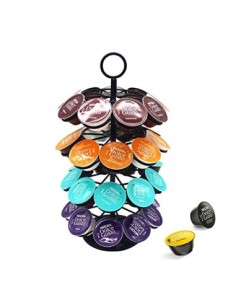 Wdmiya Soporte Giratorio para Cápsulas, Soporte para Cápsulas de Café Dolce Gusto para 36 piezas, Almacenamiento y Organizaci