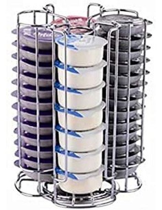 Exzact Soportes para Cápsulas Compatible para Tassimo  52 Piezas  - Expositores para cápsulas de café Tassimo - Soporte Girat