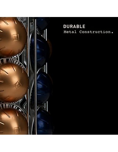 PEAK COFFEE Porta Capsulas para Nespresso Vertuo 30+ Piezas | Soporte Capsulas Compatible con Capsulas Vertuoline | Dispensad