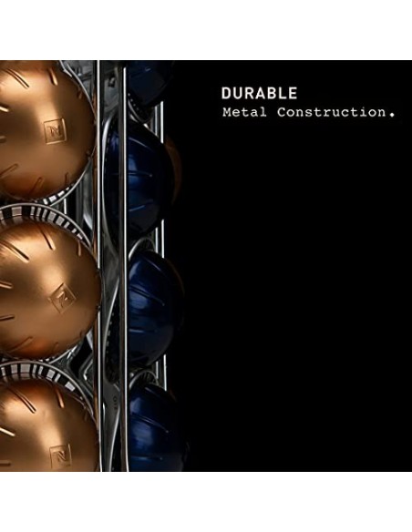 PEAK COFFEE Porta Capsulas para Nespresso Vertuo 30+ Piezas | Soporte Capsulas Compatible con Capsulas Vertuoline | Dispensad