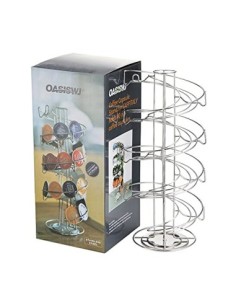 Soporte para cápsulas de café, SUNASQ Soporte para cápsulas de café con capacidad para 50 cápsulas, Organizador de almacenami