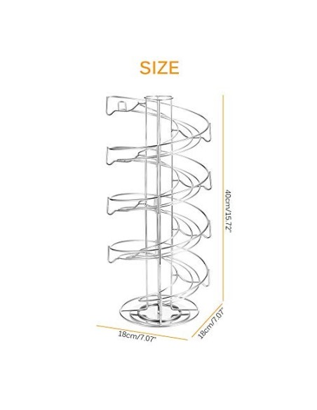 Soporte para cápsulas de café, SUNASQ Soporte para cápsulas de café con capacidad para 50 cápsulas, Organizador de almacenami