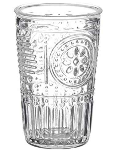 Bormioli Rocco Romantic Juego de 6 Vasos 30,5 cl, Cristal Transparente, 8 x 8 x 12,5 cm