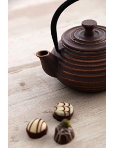 Quid Serenia Tetera Hierro Fundido, con Filtro en Acero INOX, 30cl, Válida para Todos los Fuegos, Estándar 2