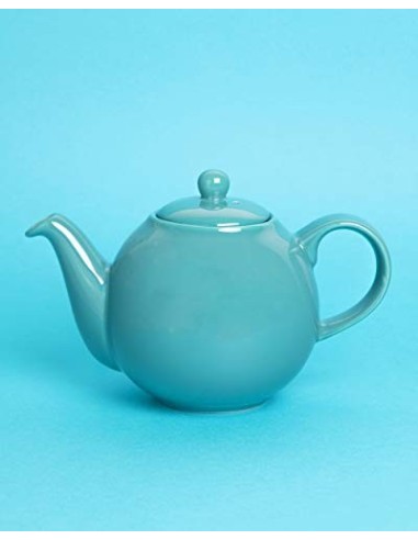 London Pottery Globe Tetera con colador, cerámica, Agua, 4 Cup  900 ml 