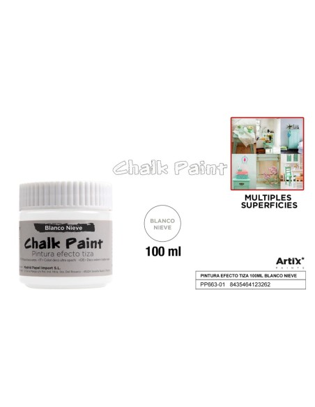 MP Chalk Paint, Pintura Acrílica Efecto Tiza Vintage