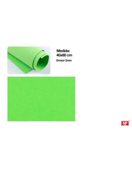 Goma eva con 40x60cm - Paquete de 12hojas