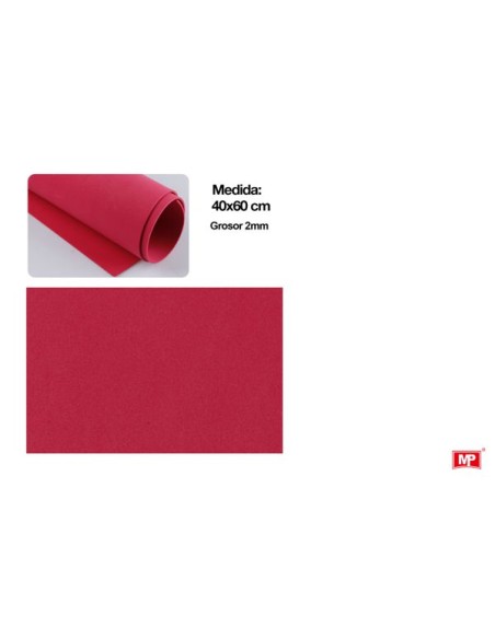 Goma eva con 40x60cm - Paquete de 12hojas