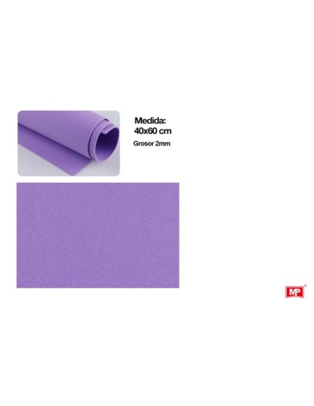 Goma eva con 40x60cm - Paquete de 12hojas