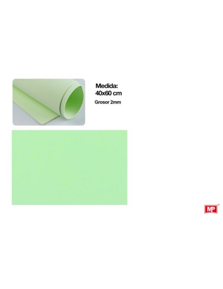 Goma eva con 40x60cm - Paquete de 12hojas