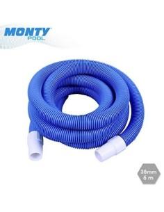 Manguera para Filtro depuradora con 2 terminales Azul de Polietileno de 6 Metros - LOLAhome 2