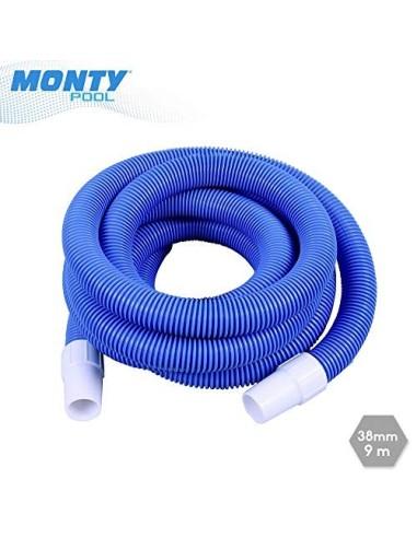 Manguera para Filtro depuradora con 2 terminales Azul de Polietileno de 9 Metros - LOLAhome
