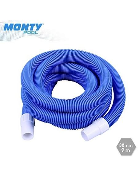 Manguera para Filtro depuradora con 2 terminales Azul de Polietileno de 9 Metros - LOLAhome
