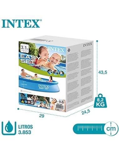 Intex 28120NP - Piscina hinchable intex easy set 3853 l sin depuradora