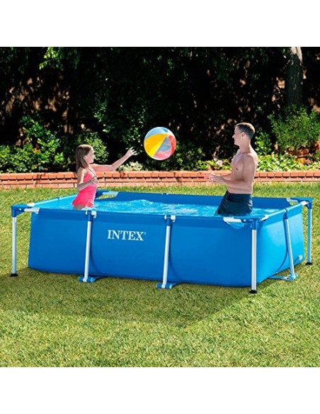 Intex 28270Np Small Frame Piscina Desmontable, 220 X 150 X 60 Cm, 1.662 litros + 28604 Depuradora Cartucho Filtros Tipo A, 20