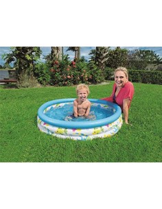 Bestway 51008 kids play pool - billares para niños  Estampado, Multicolor, Vinilo, 950 x 950 mm  2