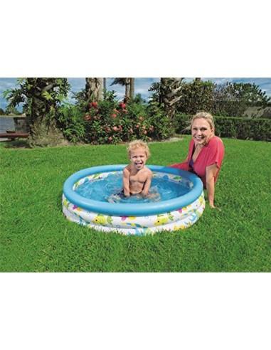 Bestway 51008 kids play pool - billares para niños  Estampado, Multicolor, Vinilo, 950 x 950 mm 