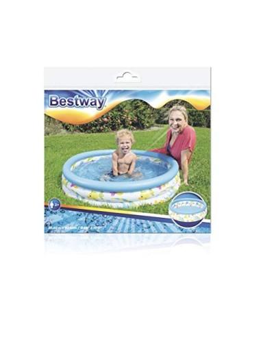 Bestway 51008 kids play pool - billares para niños  Estampado, Multicolor, Vinilo, 950 x 950 mm 