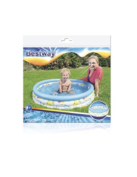 Bestway 51008 kids play pool - billares para niños  Estampado, Multicolor, Vinilo, 950 x 950 mm 