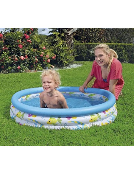 Bestway 51008 kids play pool - billares para niños  Estampado, Multicolor, Vinilo, 950 x 950 mm 