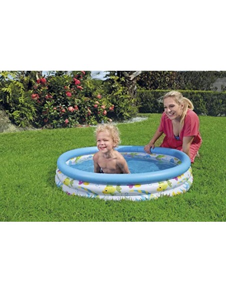 Bestway 51008 kids play pool - billares para niños  Estampado, Multicolor, Vinilo, 950 x 950 mm 