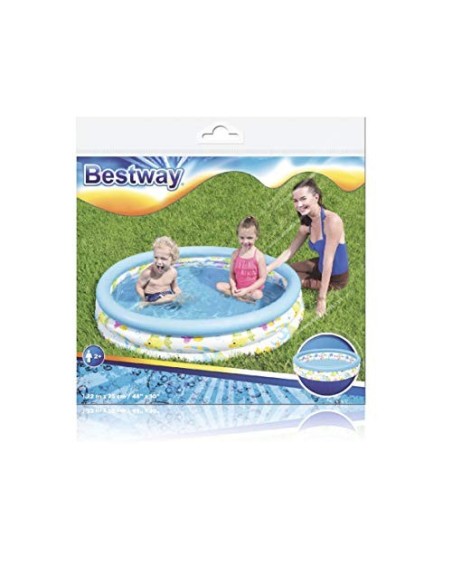 Bestway Piscina Infantil Coral 51009, 122 x 25 cm