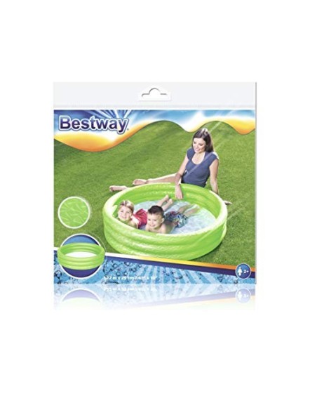 Bestway 51025 Piscina Hinchable Infantil, 122x25 cm, colores surtidos