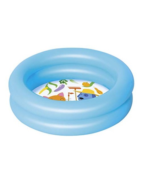 Bestway 51061 - Piscina Hinchable Infantil Kiddie 2-Anillos 61x15 cm , color/modelo surtido