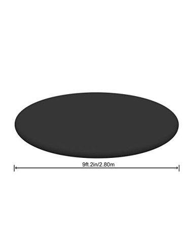 Bestway Flowclear - Lona Protectora de PVC, diámetro de 220 cm, para Piscinas Fast Set con diámetro de 244 cm, Color Negro