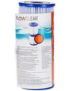 BESTWAY 58093 - Set de Dos Filtros de Agua Tipo I para Depuradora de Cartucho 1.249 litros/hora para Bombas de 220-240 V Ø8x9 2