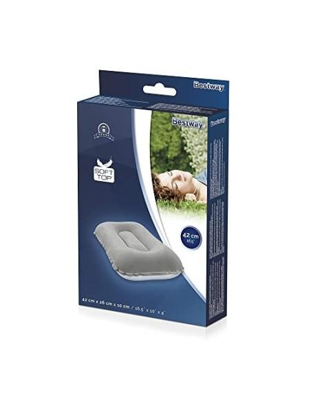 Bestway 67121 - Almohada Hinchable Viaje o Camping 30x48 cm