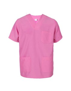 H HANSEL HOME Conjunto Uniforme Sanitario Rosa Casaca y Pantalón Laboral Casaca y Pantalón Rosa Sanitarios Unisex Uniformes S 2