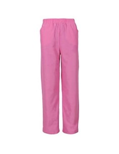 H HANSEL HOME Uniforme Sanitario Rosa Pantalón Laboral con Elástico Pantalón Rosa Sanitarios Unisex Uniformes Sanitarios Médi