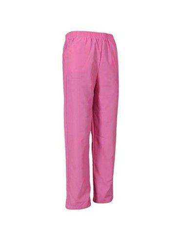 H HANSEL HOME Uniforme Sanitario Rosa Pantalón Laboral con Elástico Pantalón Rosa Sanitarios Unisex Uniformes Sanitarios Médi