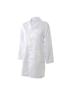 Kiz Kiz Bata de Laboratorio Manga Larga Blanca Abrigo Médico Doctoras Científico Uniforme Sanitario Unisex Hombre Y Mujer Uni 2