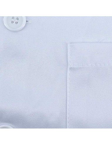 Chaqueta Cocinero Uniforme Cocinero de Manga Corta con Tres Bolsillos Blanco/Negro  Blanco, L 