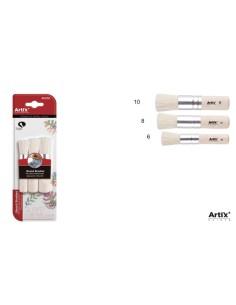 Pincel para plantillas 3uds