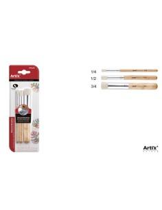 Pincel para plantillas 3uds 2