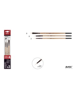 Pincel plano/redondo...